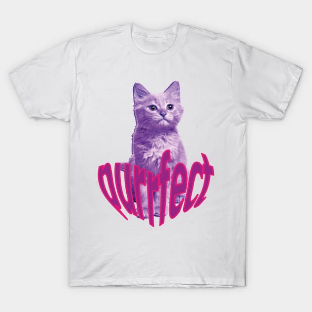 Purrfect T-Shirt by by Patricia White